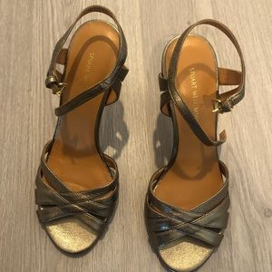 Stuart Weitzman Bronze Heels